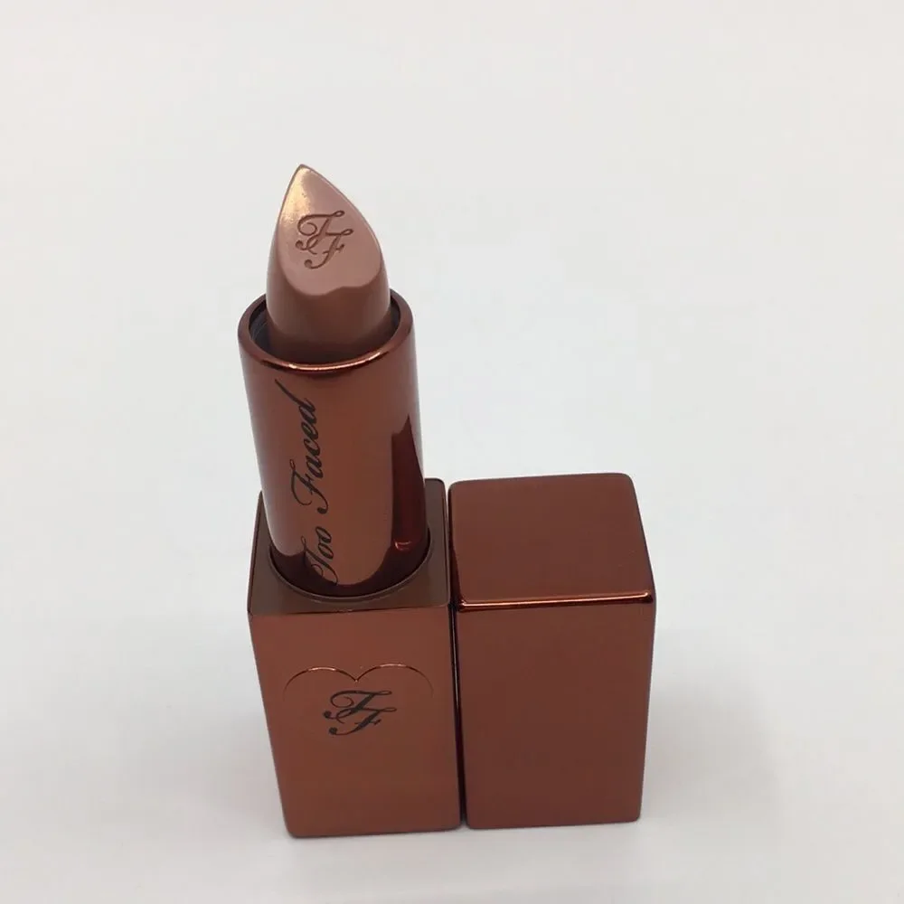 NIB Too Faced Buttercream Cocoa Bold Lipstick New Full Sz